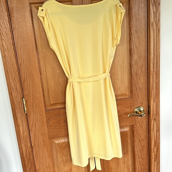 Talbots NWOT Yellow T-Shirt Dress - Picture 3 of 5